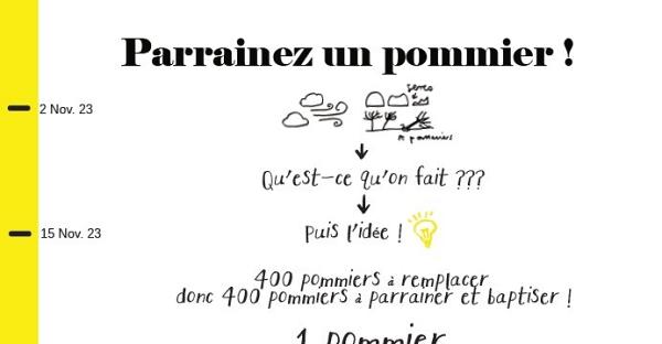 Parrainez un pommier !